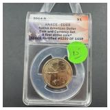2014-d Native American Dollar Identified As Graded