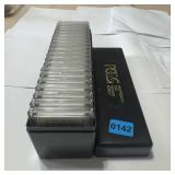 Pcgs Storage Box Containing 20 Slabbed Coins Of Va