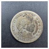 1915-d Barber Silver Quarter