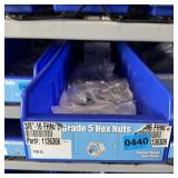 Blue Bolt Bin Containing Assorted Hardware And Bol