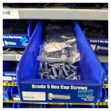 Blue Bolt Bin Containing Assorted Hardware And Bol