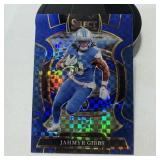 2025 Select Jahmyr Gibbs Blue Checkerboard Footbal