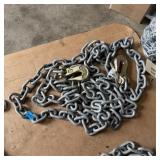 Galvanized Chain Measuring 3/8 Inch X 14 Feet