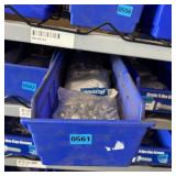 Blue Bolt Bin Containing Assorted Hardware And Bol