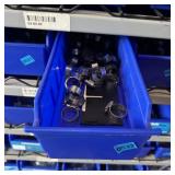 Blue Bolt Bin Containing Assorted Hardware And Bol