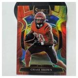 2025 Select Chase Brown Tie-dye Football Card, Ser