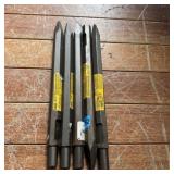 Five-piece Dewalt Jackhammer Chisel Set
