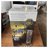 Four-pack Of Rotating Solar Pathway Lights