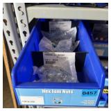 Blue Bolt Bin Containing Assorted Hardware And Bol