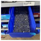 Blue Bolt Bin Containing Assorted Hardware And Bol