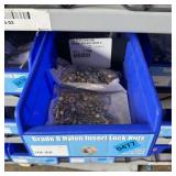 Blue Bolt Bin Containing Assorted Hardware And Bol