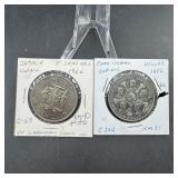 2 Various Foreign Coins