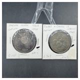 2 Various Foreign Coins