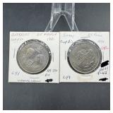 2 Various Foreign Coins