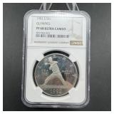 1992-S Olympic commemorative proof silver coin, gr