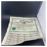 Rare 1875 $1,000 Treasury bond note.