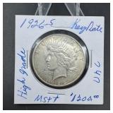 1926-S Peace Silver Dollar