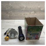 Flashlight & Work Light Lot. Assorted Flashlights