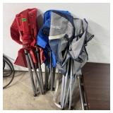 Folding Chair Lot. Three Folding Chairs.