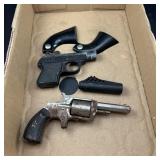 German Cap Gun & Norvic Pistol Display Lot