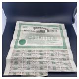 Rare $1,000 Treasury bond note from Augusta, Georg