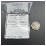 Ancient foreign coin.