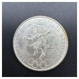 1968 Mexico silver coin.