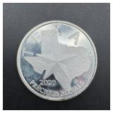 1 oz Silver Round. One-ounce silver round.