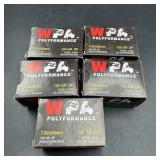 (5 Boxes) 7.62ï¿½39 Sks Ammunition, 20 Rounds/box