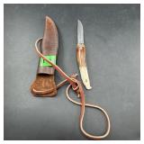 Stag Handle Hunting Knife