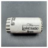 Original Lakeside Inn Casino roll of Jefferson nic