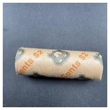 Vintage original roll of Australian nickels.