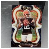 Shedeur Sanders 2025 Select Tri-color Rookie Footb