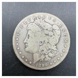 1899-o Morgan Silver Dollar.