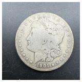 1901-o Morgan Silver Dollar.