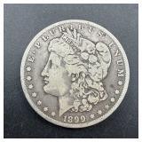 1899-o Morgan Silver Dollar.