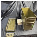 Military Ammunition Box with Gas Mask Filters