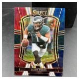 Jalen Hurts 2025 Select Football Card, Numbered 24