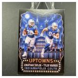 Custom Jonathan Taylor & Tyler Warren Uptown Footb