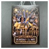 Custom Dk Metcalf & T.j. Watt Uptown Football Card