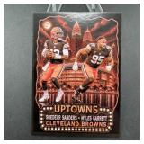 Custom Shedeur Sanders & Myles Garrett Uptown Foot