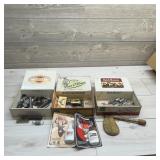 Gun Accessory Lot. Three Boxes Of Miscellaneous Gu