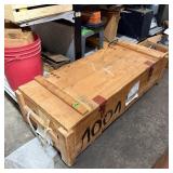 Large military ammunition box, approximately 2 ft.