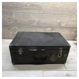 Suitcase Containing Hinges, Hardware, And Miscella