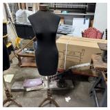 Mannequin On Wooden Stand, Approximately 5 Feet Ta