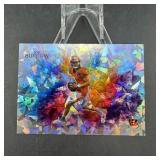 Custom Joe Burrow Cracked Ice Color Blast Football