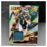 2025 Select Jalen Hurts Sparks Patch Football Card