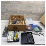 Tool Lot. Wire Wheels, Allen Wrenches, And Miscell