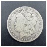 1890-o Morgan Silver Dollar.