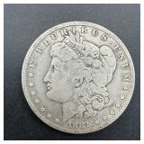 1881-o Morgan Silver Dollar.